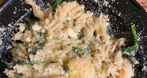 Lemon Pepper Pasta with Shrimp