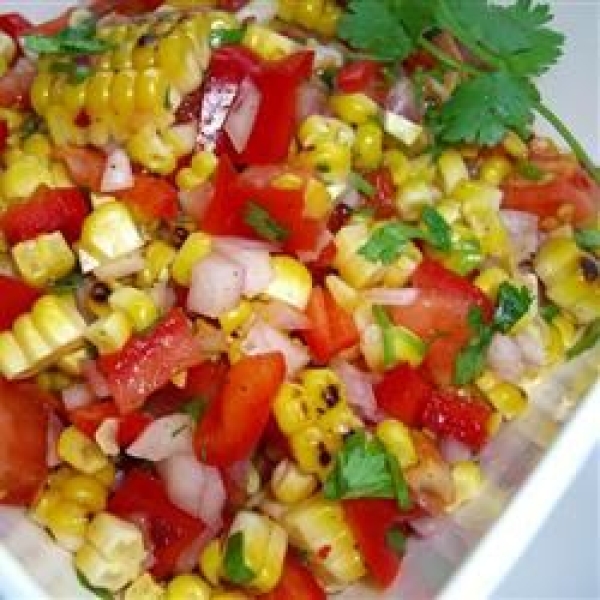 Easy Grilled Corn Salad