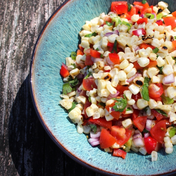 Easy Grilled Corn Salad