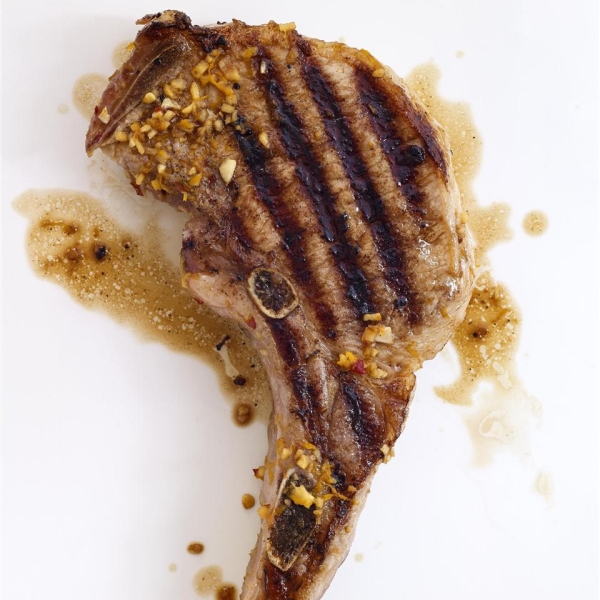 Grilled Asian Ginger Pork Chops
