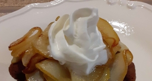 Gingerbread Waffles with Sauteed Pears