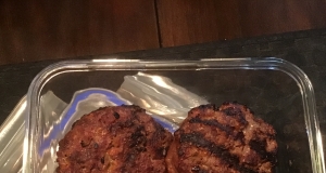 Cheddar Bacon Hamburgers with Horseradish