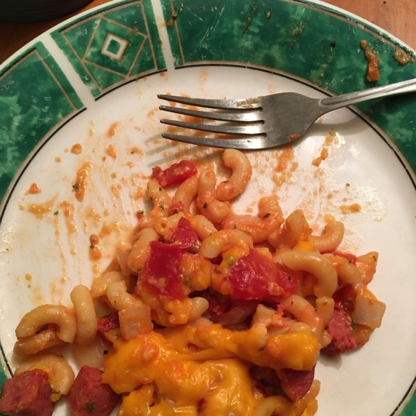 Cheesy Smoked Sausage Casserole