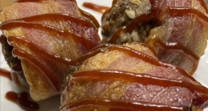 BBQ, Bacon, and Cheddar Meatballs