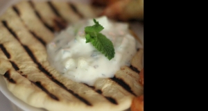 Easy Raita with Mint and Cilantro
