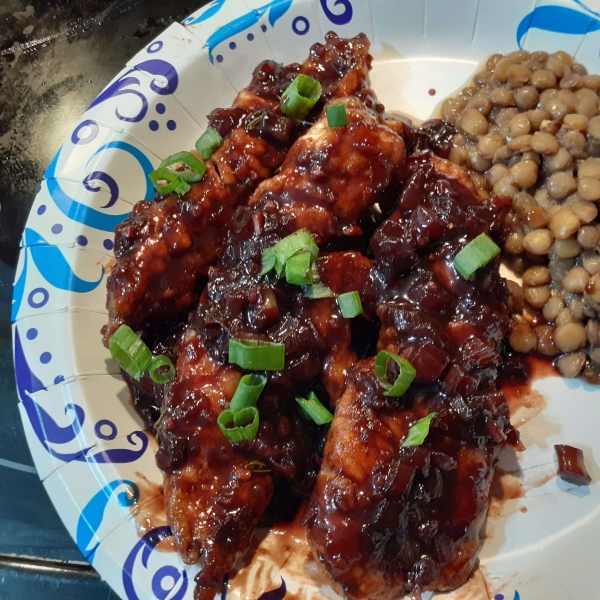 Chicken Tenders with Balsamic-Fig Sauce