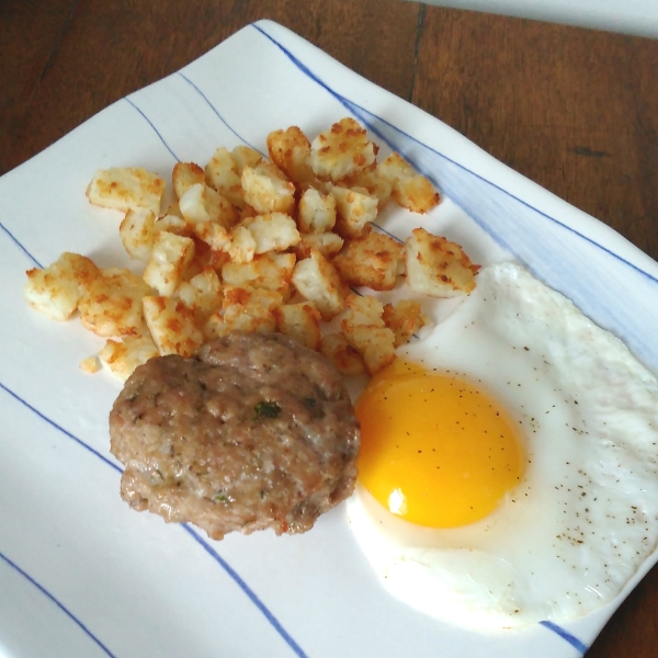 Sweet and Savory Baked Sausage Patties