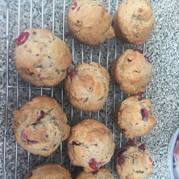 Cranberry Applesauce Muffins