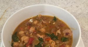 Garbanzo Bean and Sausage Stew