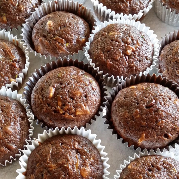 Chocolate-Zucchini Cupcakes