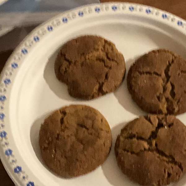 Grandma's Gingersnap Cookies