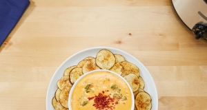 Broccoli-Cheese Dip with Potato Dippers