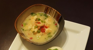 Hot-and-Sour Prawn Soup with Lemon Grass