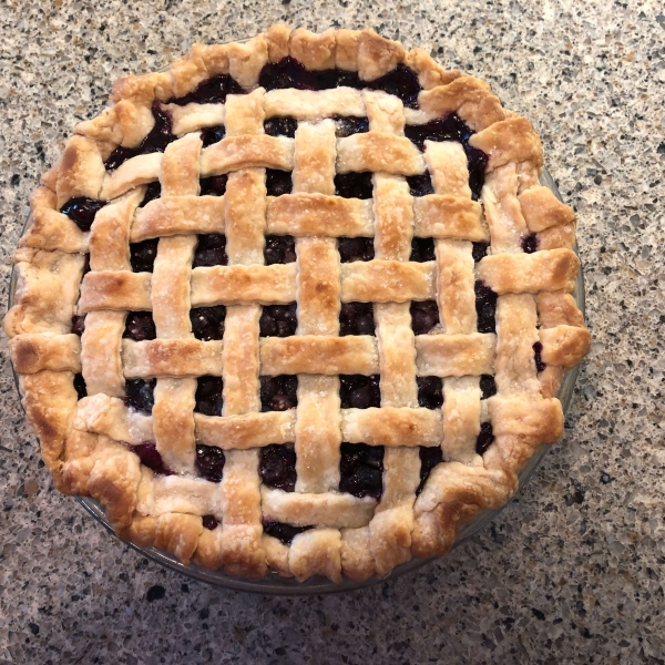 Mom's Blueberry Pie