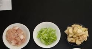 Chicken and Potato Parcels