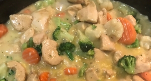2-Step Inside-Out Chicken Pot Pie