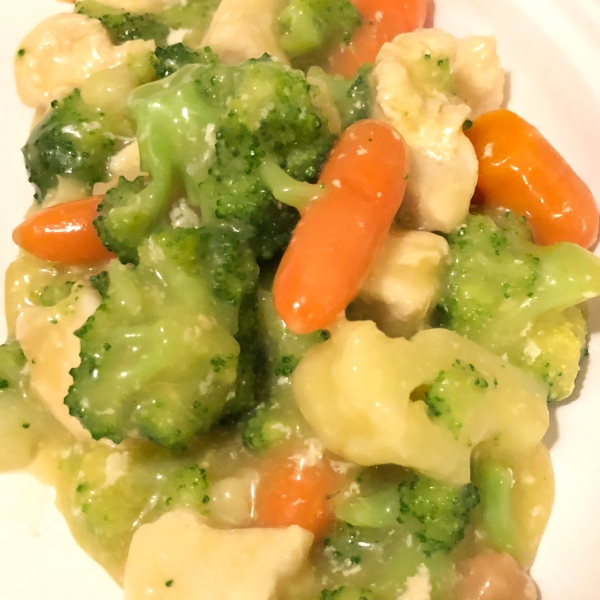 2-Step Inside-Out Chicken Pot Pie