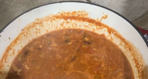 Quinoa, Bean, and Ground Turkey Chili