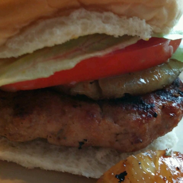 Teriyaki Pineapple Turkey Burgers from DOLE®