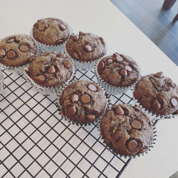 Chocolate Zucchini Muffins