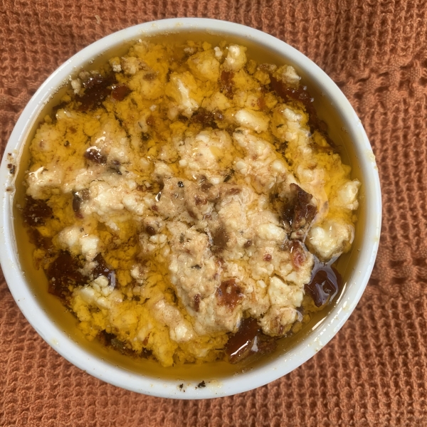 Baked Feta Spread with Sun-Dried Tomatoes