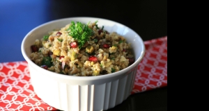 Freekeh Salad with Tahini Dressing