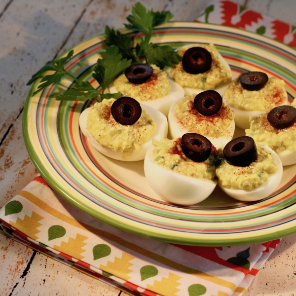 Deviled Eggs - Mexican Devils!