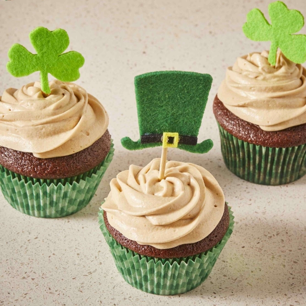 Guinness Cupcakes with Espresso Frosting