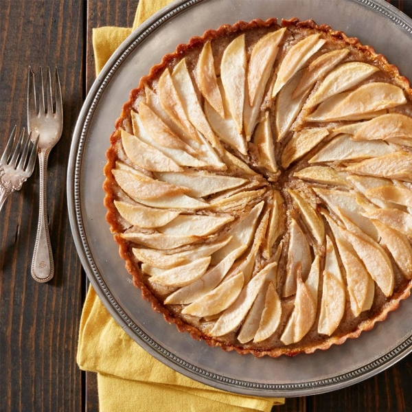 Pear and Hazelnut Frangipane Tart