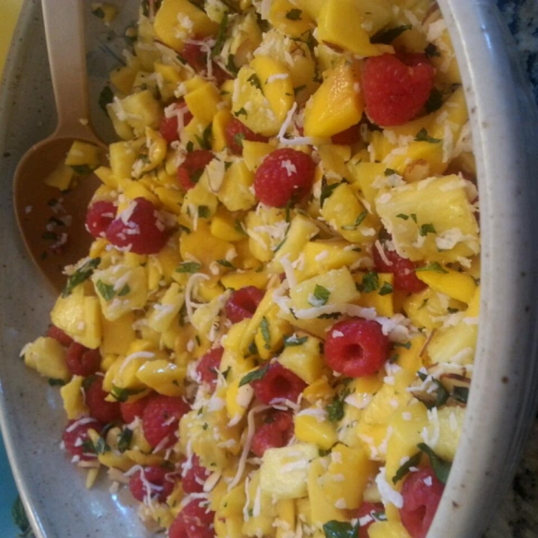 Mango Pineapple Salad with Mint