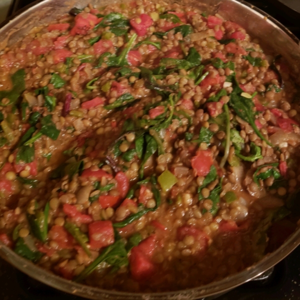Lentils with Tomatoes