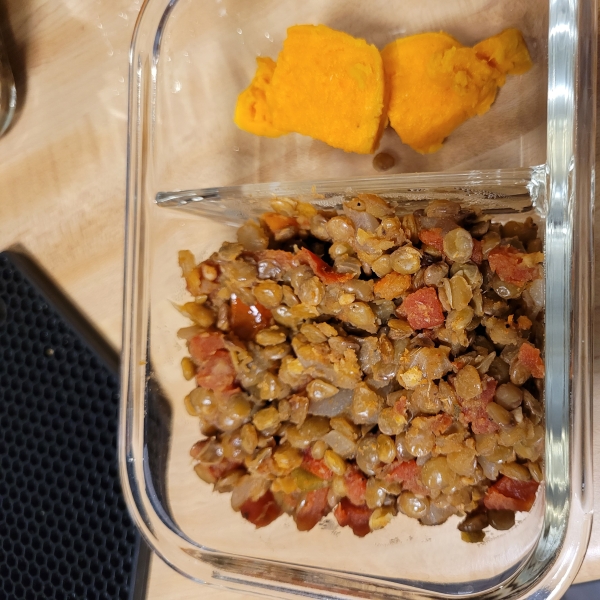 Lentils with Tomatoes