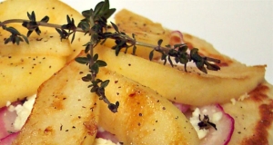 Apple and Feta Pan Fried Pizzas