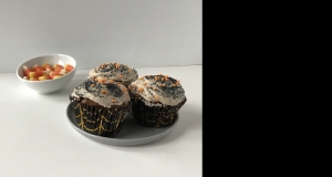 Halloween Gingerbread Cupcakes