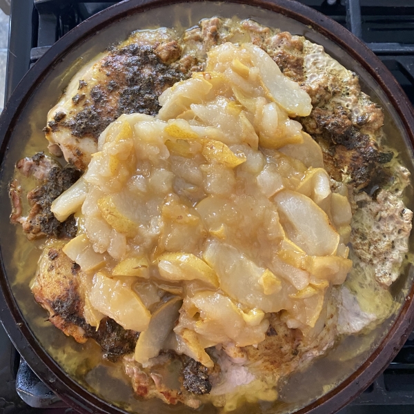 Moroccan Chicken Tagine with Caramelized Pears