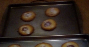 Raspberry and Almond Shortbread Thumbprints