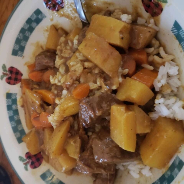 Molasses-Beef Curry
