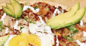 Simple Southwestern Breakfast Pizza