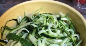 Zucchini Mint Salad