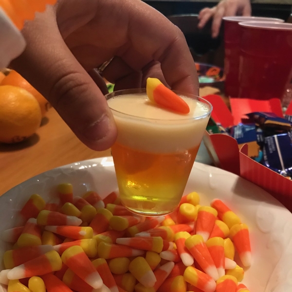 Halloween Candy Corn Jell-O® Shots