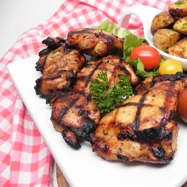 Balsamic Grilled Chicken Thighs