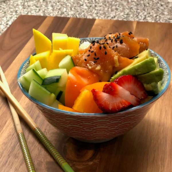 Smoked Salmon Poke Bowl