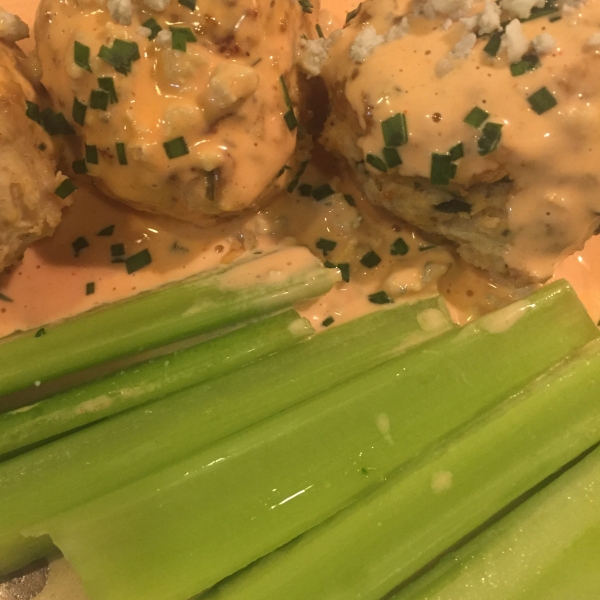 Bri's Buffalo Chicken Meatballs
