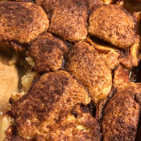 Healthier Southern Peach Cobbler