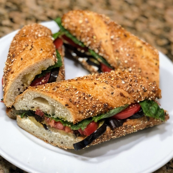 Roasted Eggplant Sandwiches