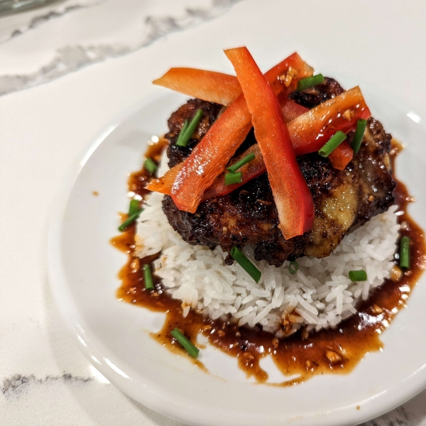 Hoisin-Glazed Chicken Thighs
