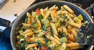 Creamy Summer Pasta Salad with BelGioioso Shaved Parmesan