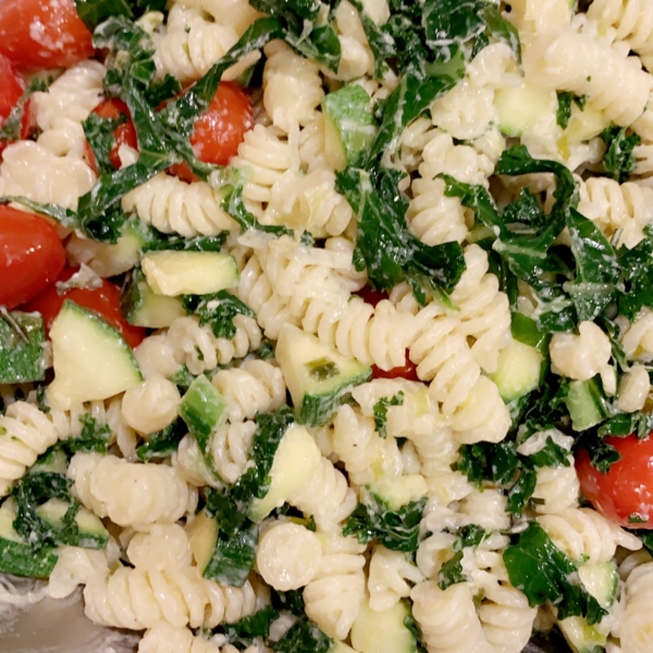 Creamy Summer Pasta Salad with BelGioioso Shaved Parmesan