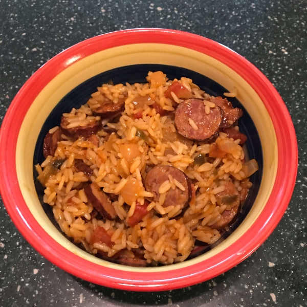 Spruced-Up Zatarain's Jambalaya