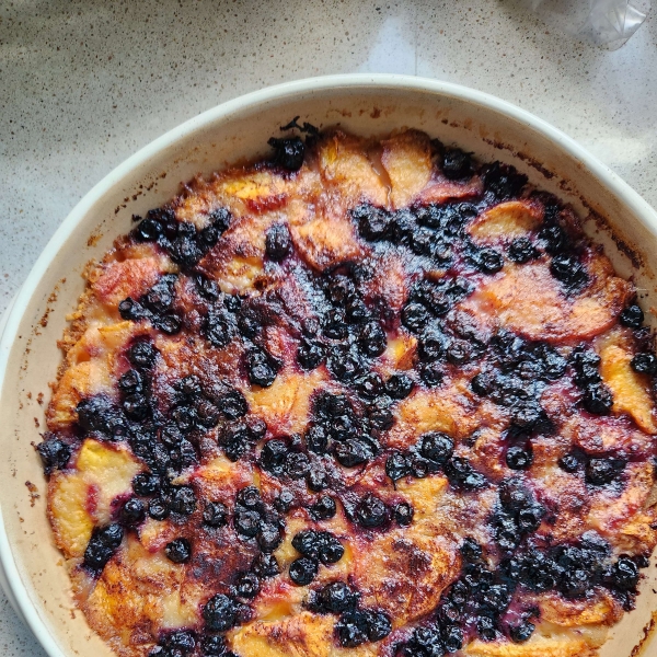 Quick and Easy Peach Cobbler